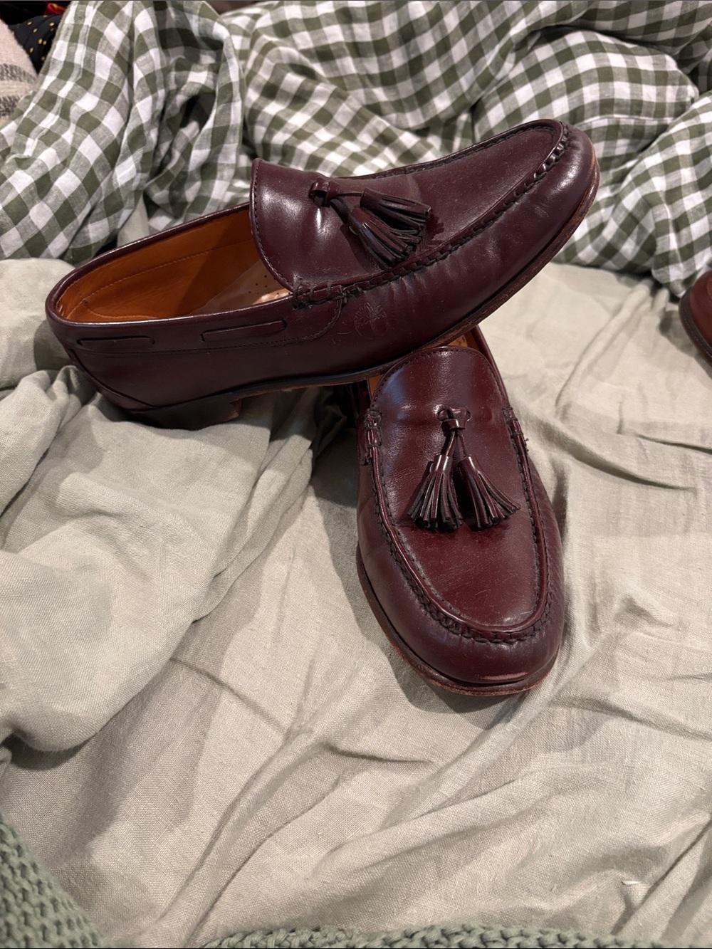 Timberland Men's Burgundy Tassel Loafers